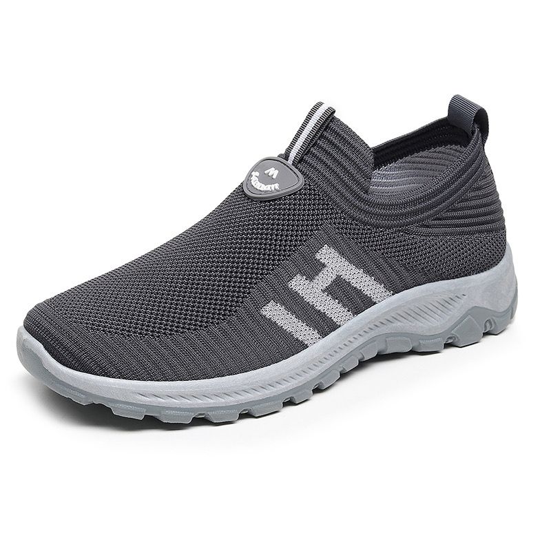 578-HAZ-00002 Grey Sock Shoes