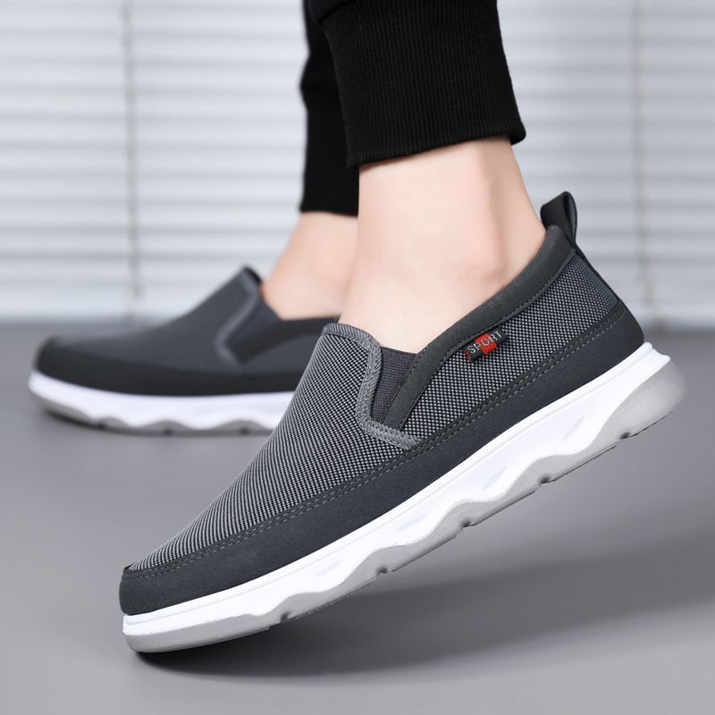 572-HAZ-00001 Grey Sock Shoes