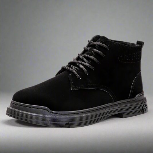 873-HAZ-00001 Full Black Boots