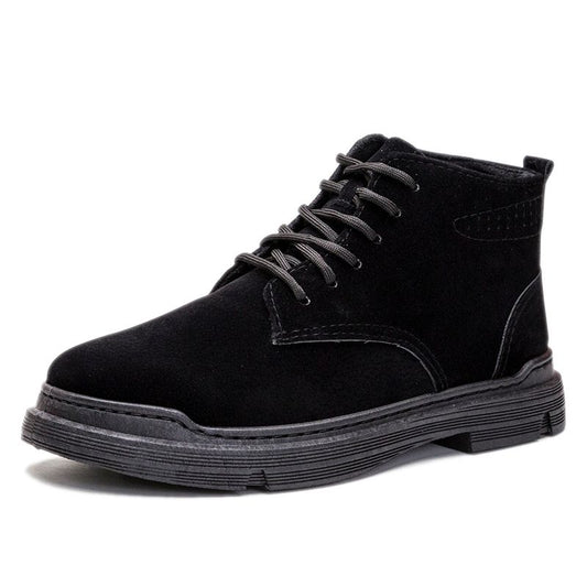 873-HAZ-00001 Full Black Boots