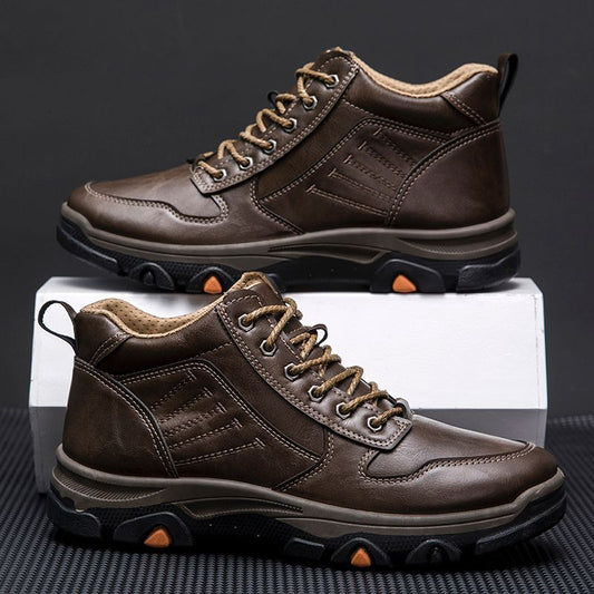 868-HAZ-00001 Full Brown Boots