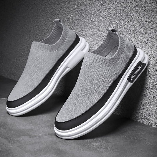 736-HAZ-00001 Full Grey Sock Shoes