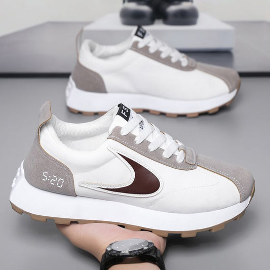 865-HAZ-00001 White/Brown shoes