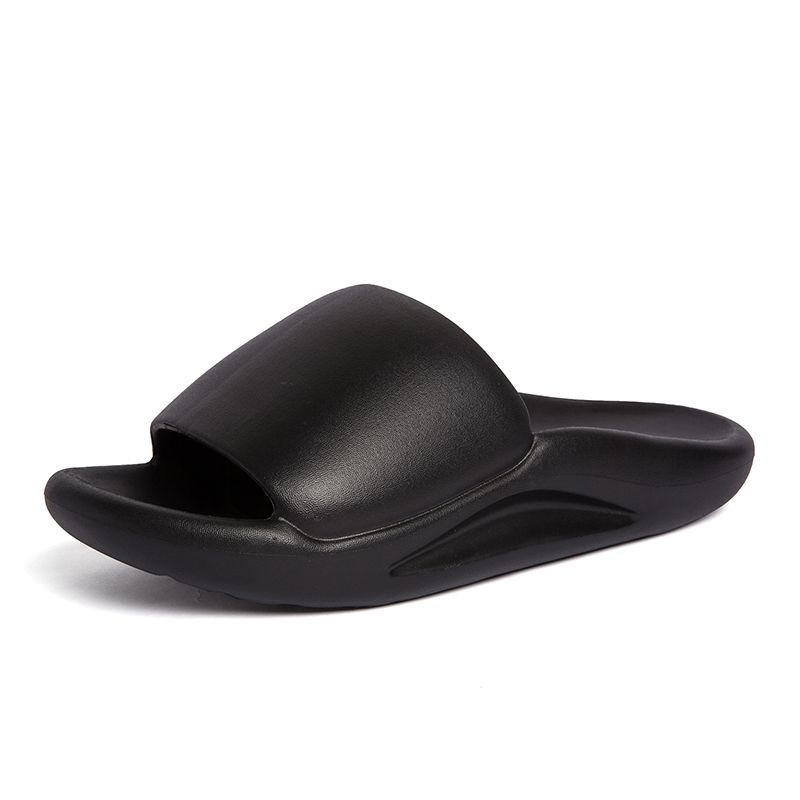 378-HAZ-00002 Black Slippers