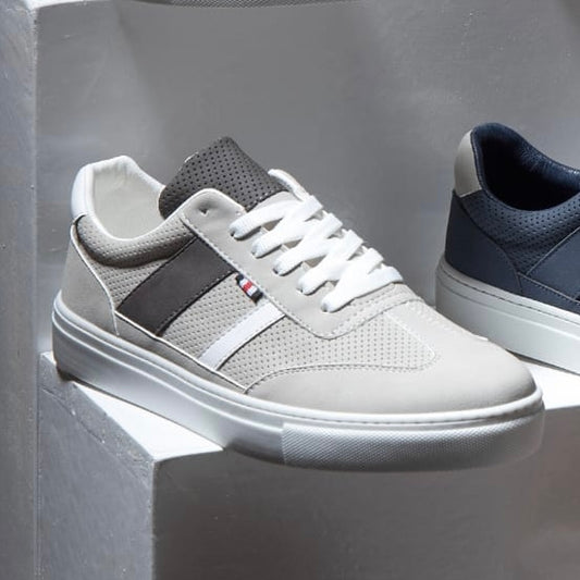 SALE! HAZ-EG112 Light Grey Chamois Shoes